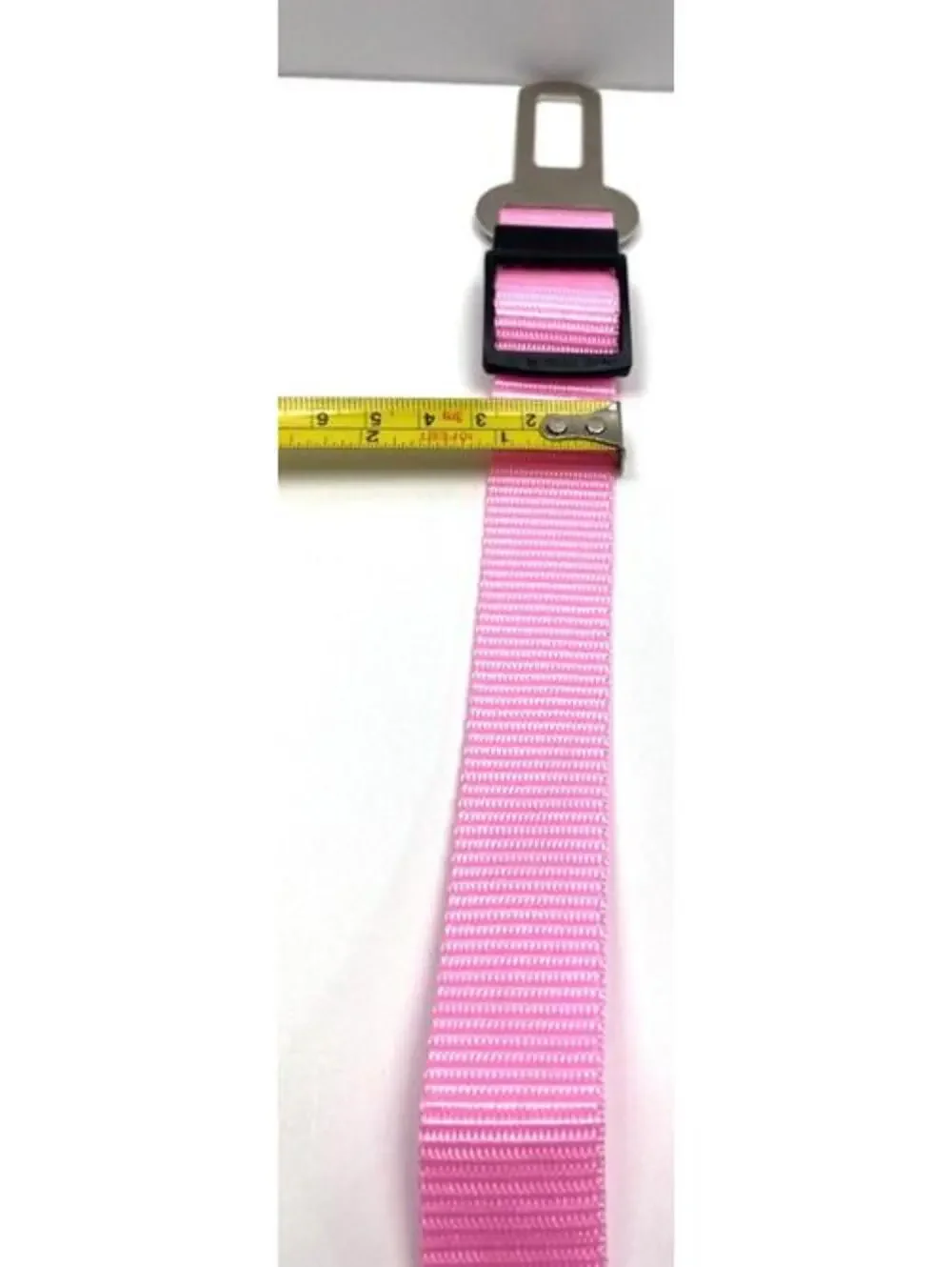 Pink Adjustable Dog Seat Belt Pet Car Safety Harness Travel Accessory New